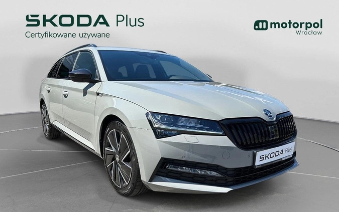 Skoda Superb cena 182850 przebieg: 13589, rok produkcji 2023 z Wolbórz małe 704